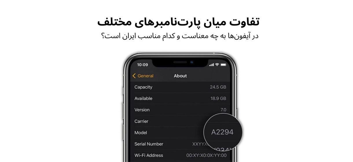 تفاوت پارت نامبرها