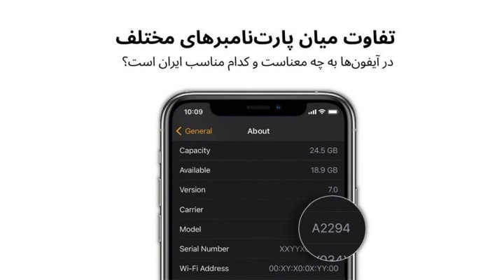 تفاوت پارت نامبرها