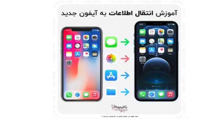 انتقال اطلاعات به آیفون جدید