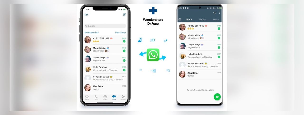 انتقال بک آپ Whatsapp آیفون به گوشی اندروید