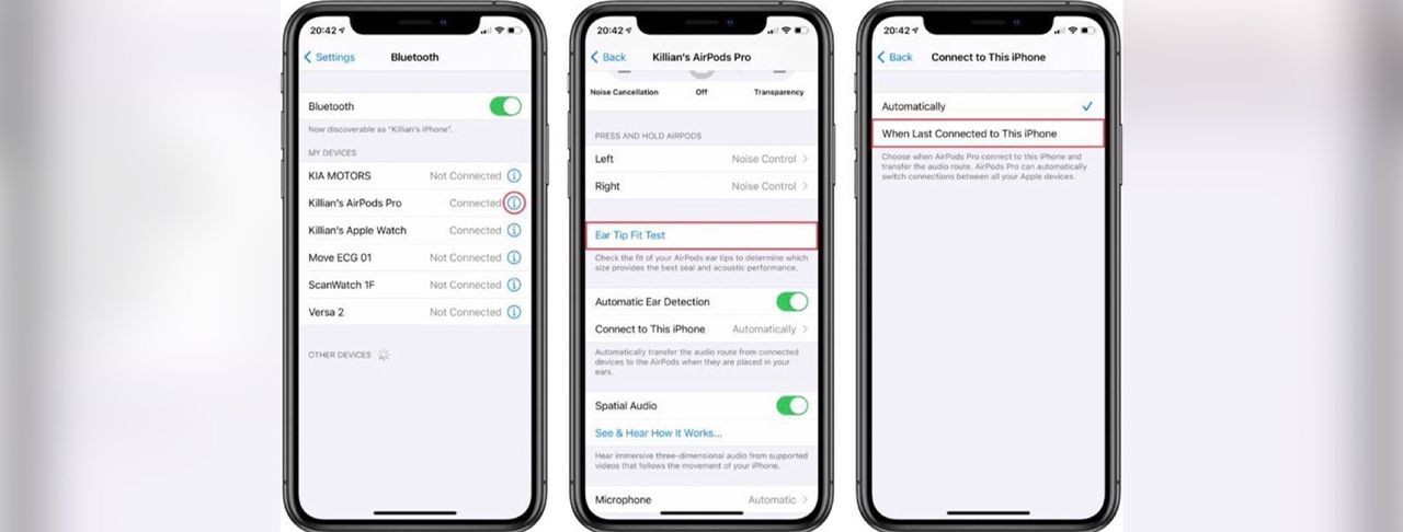 غیر فعال کردن سوییچ خودکار ios 14