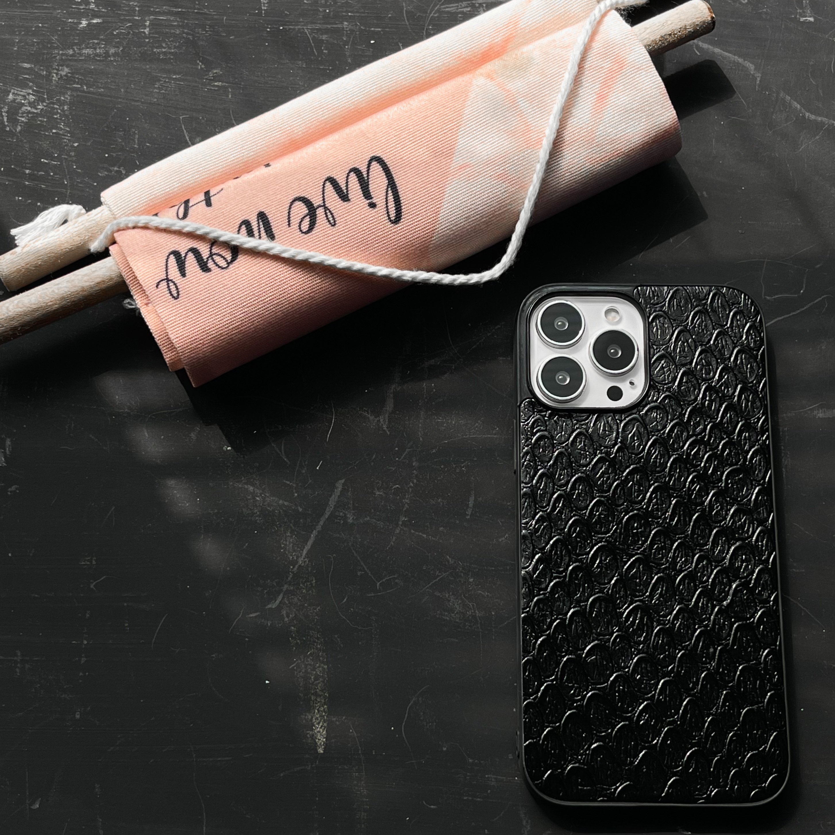 قاب چرم Black leather2